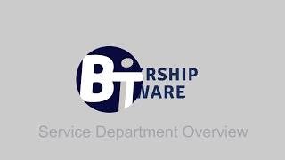 BiT DMS Service Department Software Overview