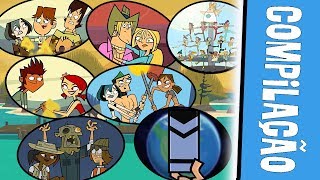 Todas as aberturas em PORTUGUÊS | Total Drama