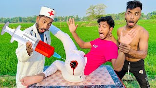 Must Watch New Funniest Comedy Video 2023 New Doctor Funny Injection Wala Comedy Video 2023 Ep-113