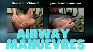 TCCC: Head Tilt Chin Lift Maneuver Demonstration