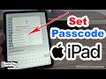How to Set Passcode on iPad