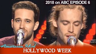American Idol 2018 Hollywood Week Round 1 Trevor Holmes (Katy Perry's crush) & David Francisco