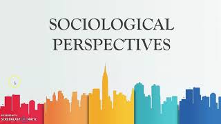 Sociological perspectives