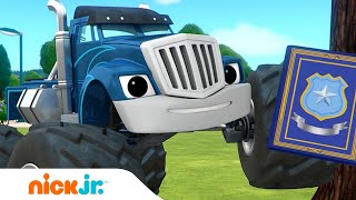 Blaze y los Monster Machines | ¡El auto de policía Blaze resuelve un misterio! 🚨 | Nick Jr.