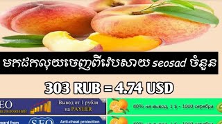 របៀបដកលុយចេញពីវេបសាយ seosad | Money KH