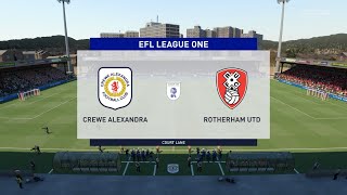 FIFA 22 | Crewe Alexandra vs Rotherham United - EFL League One | Gameplay