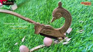 product Name: Kalarambh Brass Single Peacock Sudi Nut Cracker Sarota, Adkitta, Betel Cutter