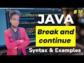 Break and Continue Statement in Java | Java Programming Tutorial with Real Life Examples