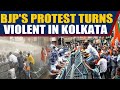 BJP workers protest in Kolkata, police use water cannons to disperse them | Oneindia News