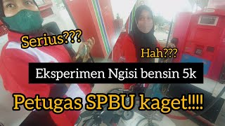 Eksperimen ke Petugas SPBU Sampe kaget‼️ Kenapa bisa⁉️ || Motovlog Langkat