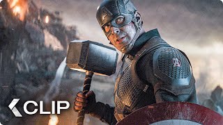 Captain America Lifts Thor's Hammer Mjolnir Scene - AVENGERS 4: Endgame (2019)