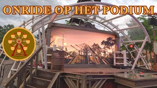 Python onride op het Python-podium - Efteling 2024