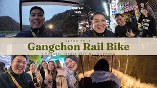 Goes to Gangchon Rail Bike in Korea + Dinner at Hongdae with my Followers | Kenta-san Japinoy