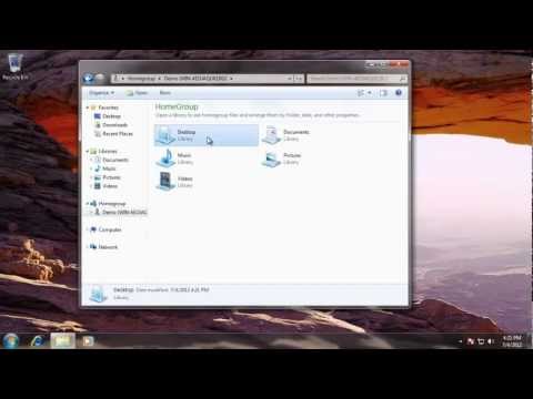 Learn Windows 7 - Changing HomeGroup Settings Learn Windows 7 - Changing HomeGroup Settings