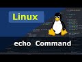 Linux Command - echo