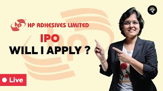 NIFTY Levels | HP Adhesives Limited IPO | Will I Apply | CA Rachana Ranade