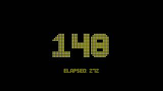 420 seconds countdown timer with full zero second