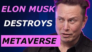 Elon Musk DESTROYS Metaverse on Interview !!! Crypto news today 2022