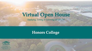 Honors College - UNCW Virtual Open House 2020