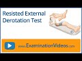 Resisted External Derotation Test
