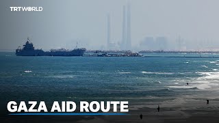 US completes floating pier for Gaza aid