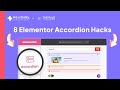 8 Elementor FAQ Accordion Hacks You Should Try Today!