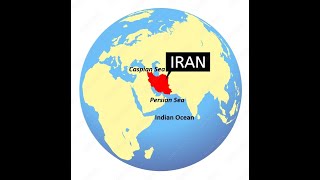 Real Map of Persian Sea in Indian Ocean