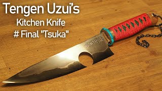 宇随天元の日輪刀風包丁を作ってみた。# 最終章 "柄" / Making Tengen's Katana kitchen knife from [Demon Slayer] # Final