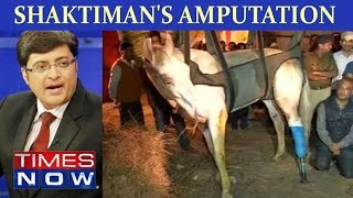 Uttarakhand's DGP Confirms About Shaktiman's Amputation | MLA Attacks Horse