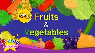 Kids vocabulary - [NEW] Fruits & Vegetables - Learn English for kids - English educational video