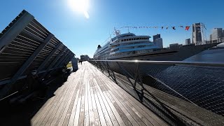 【Japan Walk】Minatomirai, Yokohama: Walk through Yokohama Ōsanbashi Pier.