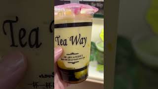 イオンのタピオカ初試飲❤️ tea way タピオカ　bubble tea mango juice ゴロゴロマンゴージュース🥭