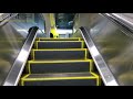 横浜市営地下鉄 新横浜駅 ホーム階から改札階エスカレーター 昇り 日立 shinyokohama station escalator yokohama municipal subway hitachi