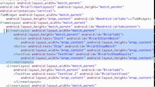 Android Application Development Tutorial 085 Setting up the TabHost in Java