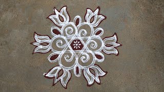 Navaratri special Thamarai kolam designs | Lotus kolam rangoli | Today Kolangal