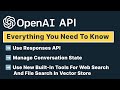 Everything You Need To Know To Start Using OpenAI Responses API For Agent Development