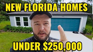 Inside 2 New Florida Homes Under $250K | No HOA, No CDD