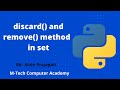 Set Method (discard Update ) in Python