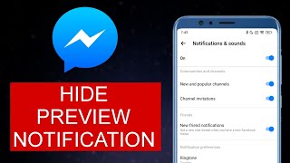 How To Hide Facebook Messenger Message Preview notification