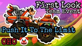 Hill Climb Racing 2  Push It To The Limit OHO 🤡🎈 New Team Event first look hcr 2