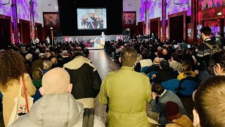 Meeting de l'Union populaire à Montreuil avec A. Quatennens, D. Obono, A. Corbière et A. Trouvé