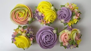 EASY Buttercream Flower Cupcakes for Beginners