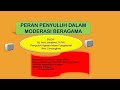 Peran Penyuluh dalam moderasi beragama