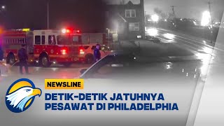 Kembali Terjadi, Sebuah Pesawat Jatuh di Philadelphia Amerika Serikat - [Newsline]