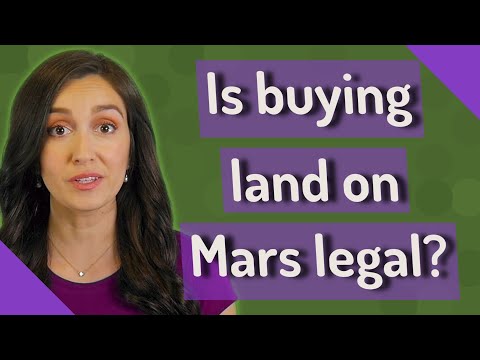 Can you legally buy land on Mars?