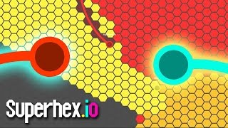 ANOTHER .IO GAME!! | Superhex.io (Better Version of Splix.io)