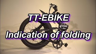 TT-EBIKE Fold instruction