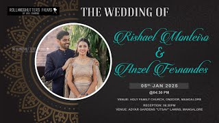 Wedding of Rishael Monteiro with Anzel Fernandes | Live Stream