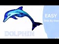 How to draw a dolphin sun art studio