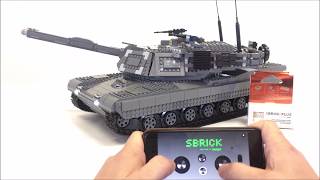 Ultimate M1A2 Abrams Tank RC Lego Technic Sbrick